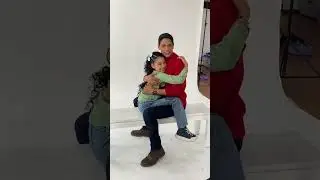 #LuzDeEsperanza ¡Lucecita y León se reencontraron y divirtieron en una sesión de fotos increíble!