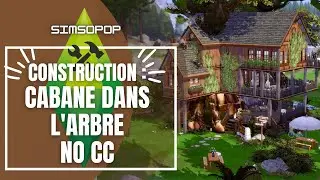 Construction d'une cabane dans un arbre (rénovation Granite Falls) | treehouse speedbuild | SIMS 4⛰️