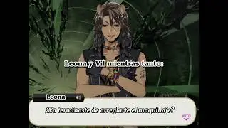 Leona y Vil durante el overblot de Idia #twistedwonderland #vilschoenheit #leonakingscholar