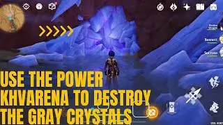 How to destroy Gray crystals by using Khvarena Power guide | Gavireh Lajavard | New Map|