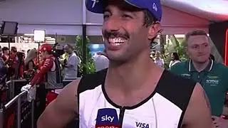 LAST RACE ? | Daniel Ricciardo Post Race Interview | Singapore GP 2024