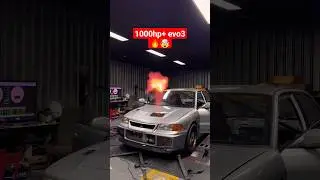 1000hp+ Evo3 insane Dyno pulls 🤯#shorts #evo3 #dyno