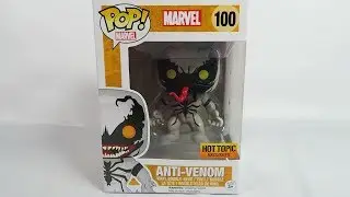 Hot Topic Exclusive Funko Pop Vinyl Marvel Anti Venom Unboxing