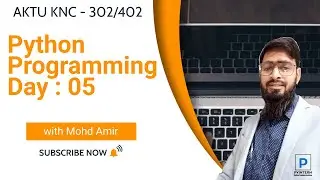 05 - Python Programming KNC302/402 | Python Basic Input and Output