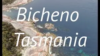 Bicheno Tasmania Australia 2018- town on the east coast of Tasmania / Mavic 2 zoom 4k