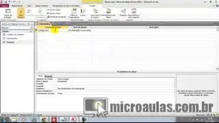 Continuação da Criação de Tabelas no Access 2010