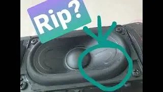 jbl charge 5 TL woofer rip?!