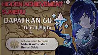 Genshin Impact Hidden achievement lokasi Dar al-Shifa underground total 65 primogems
