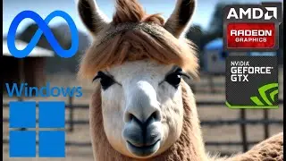 THE EASIEST WAY to Run Meta's LLaMA Model on Windows (any GPU)
