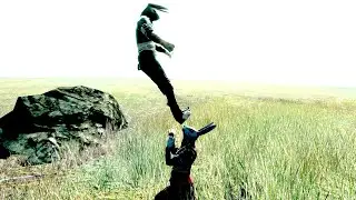 Overgrowth - Group Fighting AI Comparison (on defense) [Vanilla vs Dynamic AI + Jump Kick Balance]