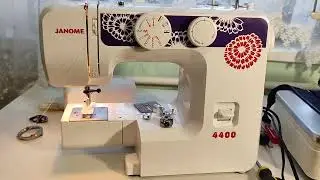Как делать петли на Janome 4400 