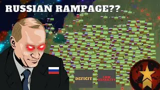 NPC Plays As Russia | Roblox Rise Of Nations