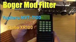 Yupiteru MVT-7100 (Stabo XR100) Boger modification (narrow AM FM filter)