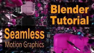 Geometry Nodes Seamless Motion Graphics - Blender Tutorial