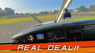I Flew A Real Plane For The First Time! (Kinda...)