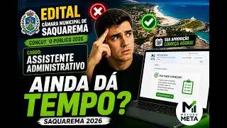Câmara Municipal Saquarema Assistente Administrativo : o plano de estudo que você precisa.