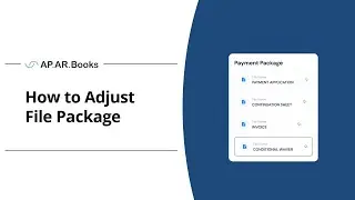 How to Adjust File Package | APARBooks Tutorial