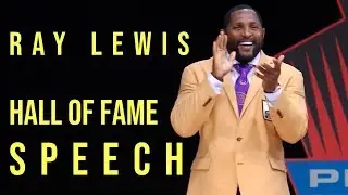 Ray Lewis FULL Hall of Fame Speech 2018 - Pro Football Hall of Fame - NFL