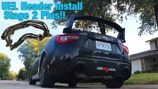 MXP Unequal Length Headers and Overpipe Install! BRZ/FRS/86