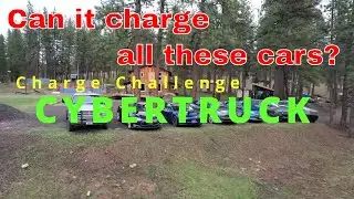 Cybertruck can not charge all other EV's. We tested it and some EVSE's don't work.