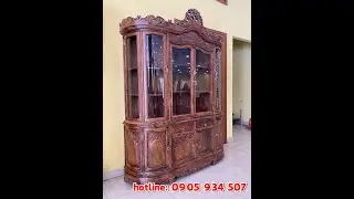 Tủ rượu gỗ cẩm lai