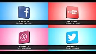 Free After Effects Template - Social Network E3D