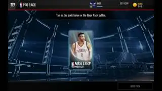Nba live mobile pack opening