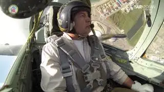 Russ display team at Formula1 Russia Grand Prix Sochi 2014