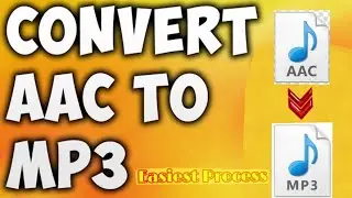 Best AAC TO MP3 Converter | How To Convert AAC to mp3 file easily | how to change aac to mp3 format