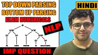 top down and bottom up parsing numerical in Natural Language Processing