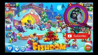 Fishdom - Level 4221 - 4225 - Aquarium Mountain Village and Bonus Winters Tale New Story Event