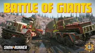 Kenworth 963 vs PLAD 450 - Who Will Get Out Of The Quarry First? | SnowRunner