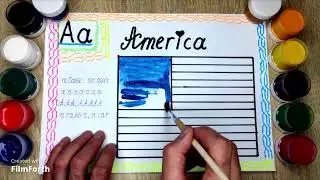 How to draw with alphabet | Fun with alphabet | Educationrawing | ABCD drawing [ Part 1 ]