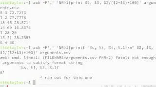 Introduction to awk