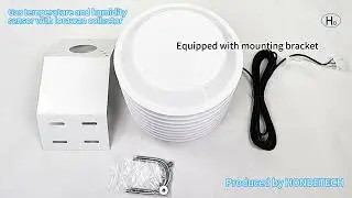 Gas temperature and humidity sensor with lorawan collector
