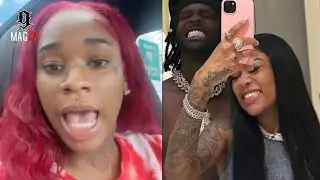 "Bish Is U Slow" Sexyy Red Spazzes On Chief Keef After Sidechick Text Her From His Phone! 😡