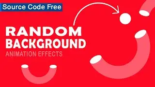 Random Background Color Animation HTML CSS and JavaScript