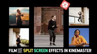 Cinematic split screen effects in kinemaster ||    kinemaster 2022 || video editing effects