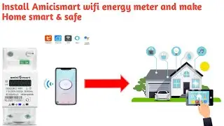Amicismart wifi energy meter 65amp single phase - घर को smart बनाए