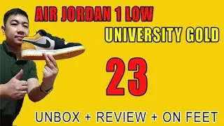 Air Jordan 1 Low University Gold | Unbox + Review + On Feet