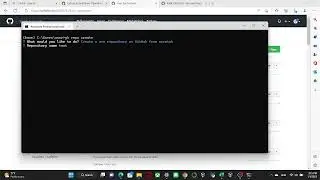 How to create a repo in GitHub in terminal using GitHub API? -- GitHub series.