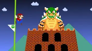 Bowser Makes fool of Mario (Final Level)