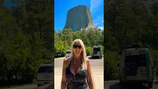 Long wait going up to Devils Tower 