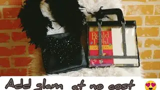 Give life to your boring bags // DIY projects at minimal cost // Easy upgrading