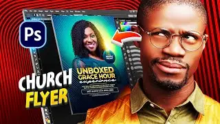 How To Easily Create a Seamless Pattern for a Church Poster On Adobe Photoshop || 2023 Tutorial