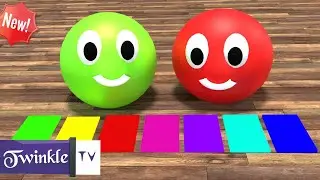 Funny Balls Cartoon - Colourful buttons - New Cartoon for Kids in English | Twinkle TV