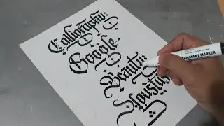 writing calligraphy for beginners