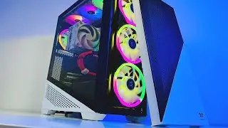 WOW! 🤯 Thermaltake Divider 370TG PC Build + Thermaltake SWAFANS!! 💨