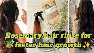 Rosemary water for faster hair growth🪴|haircare for Long ,thick and healthy hair✨