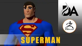 How to Make a SUPERMAN in ZBrush Tutorial